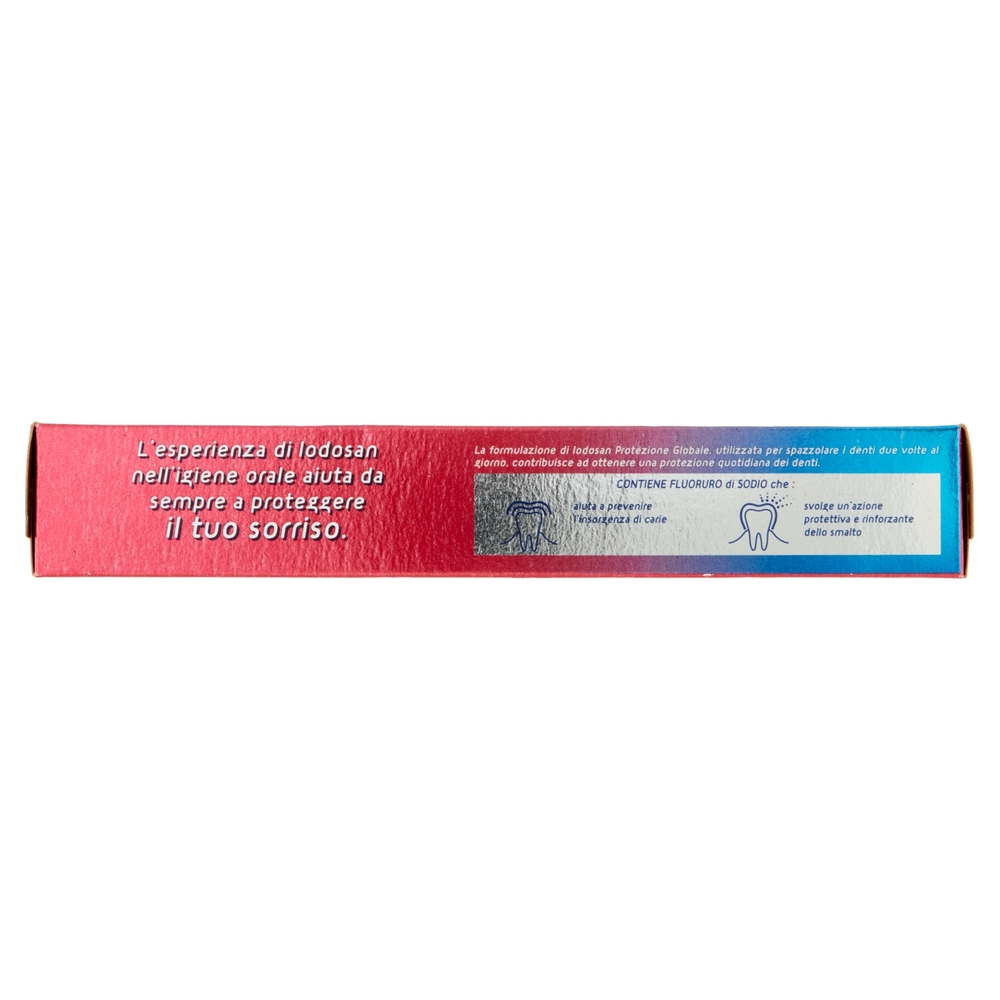 Iodosan Protezione Globale dentifricio con fluoro gengive sane combatte placca e carie 75 ml